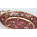 veche fructiera orientala. gravura & email cloisonne. atelier indian